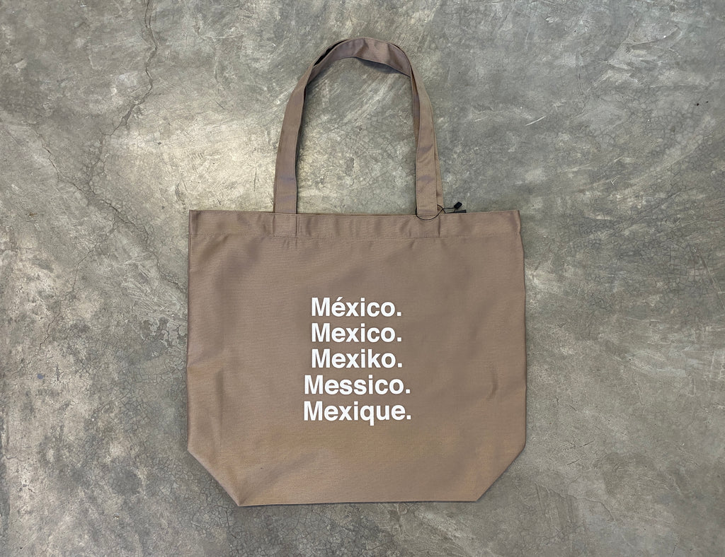 TOTEBAG 5 IDIOMAS CAQUI