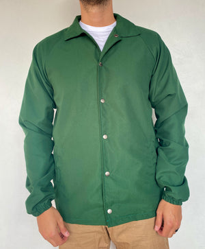 CHAMARRA COACH VERDE CON BROCHE