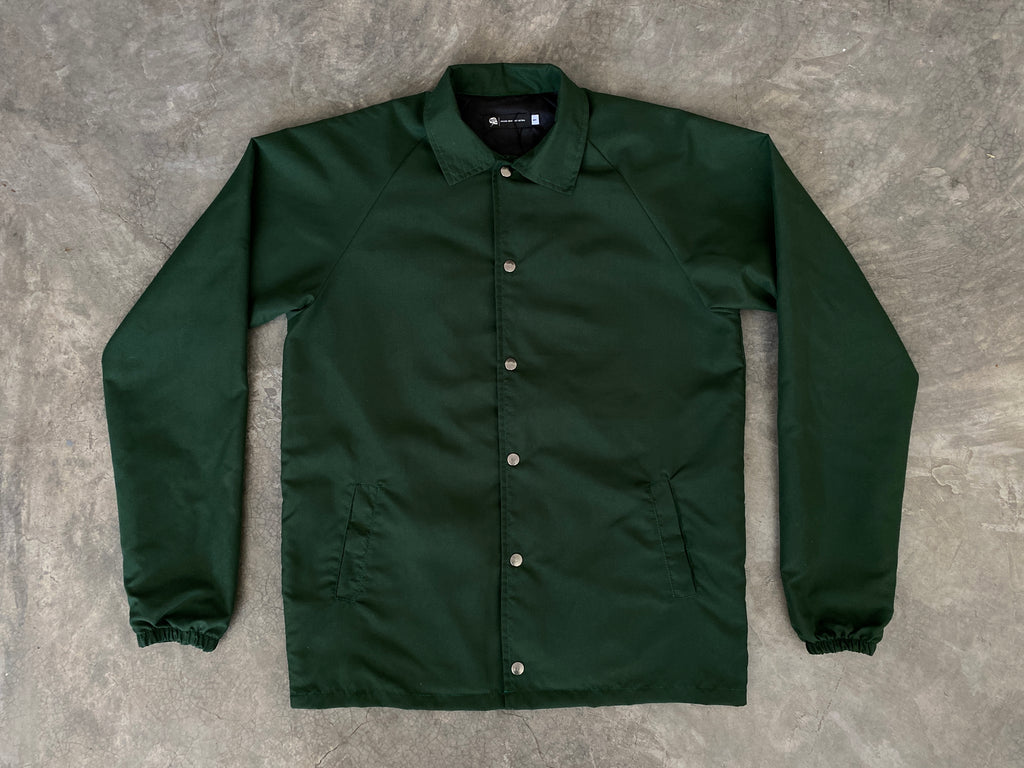 CHAMARRA COACH VERDE CON BROCHE