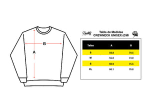 SUDADERA CREWNECK UNISEX MÉXICO 68 ROJO