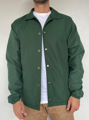 CHAMARRA COACH VERDE CON BROCHE
