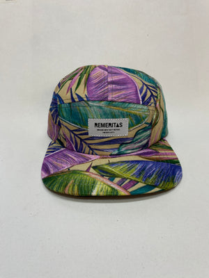 GORRA HOJAS 2 PURPLE VISERA PLANA 5