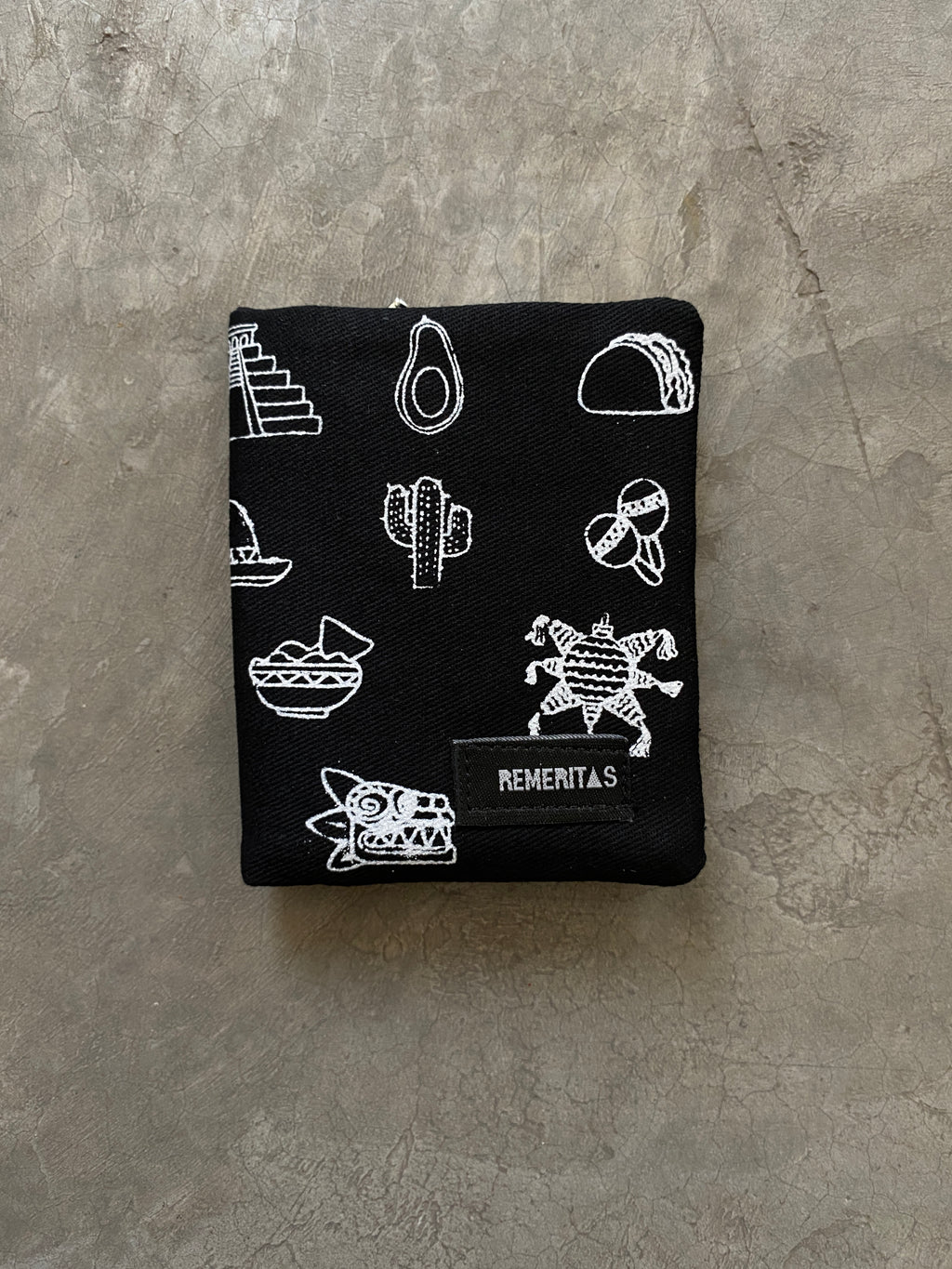 CARTERA BAZI ICONOS NEGRO