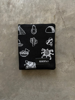 CARTERA BAZI ICONOS NEGRO