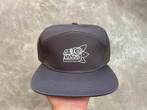 GORRA UNISEX SERPIENTE GRIS VISERA PLANA
