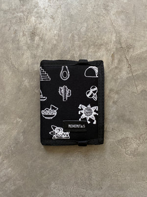 CARTERA WALDO ICONOS NEGRO