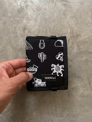 CARTERA WALDO ICONOS NEGRO