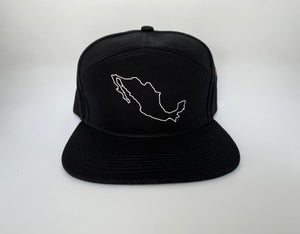 GORRA REPÚBLICA NEGRO VISERA PLANA 7