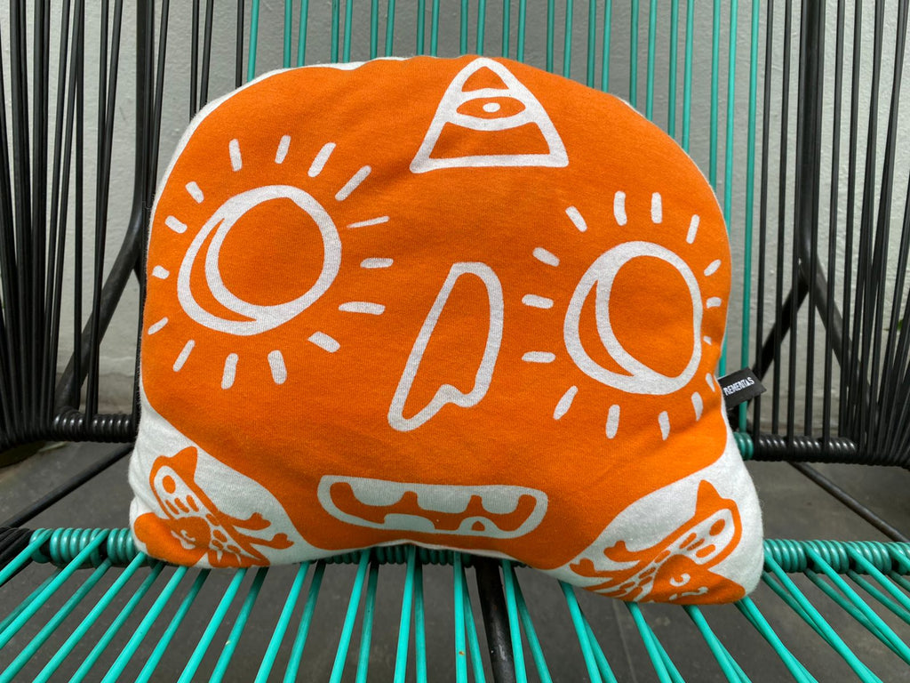 Cojín de calavera para decoración