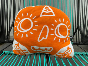 Cojín de calavera para decoración