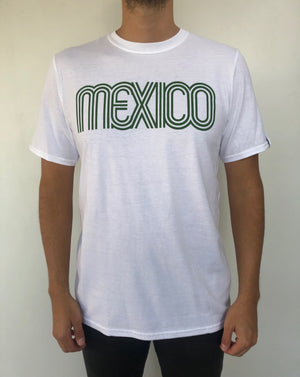 CAMISETA MÉXICO MANGA CORTA BLANCO