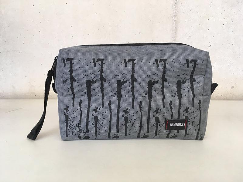 BOLSA DE VIAJE POUCH UNISEX GRIS