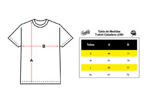 CAMISETA TRES LOBOS MANGA CORTA NEGRO