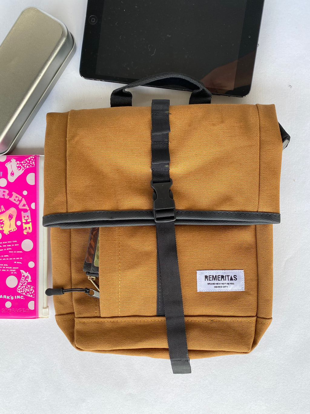 BOLSA RAAVI CAMEL UNISEX