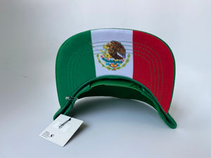 GORRA UNISEX MÉXICO VERDE VISERA PLANA