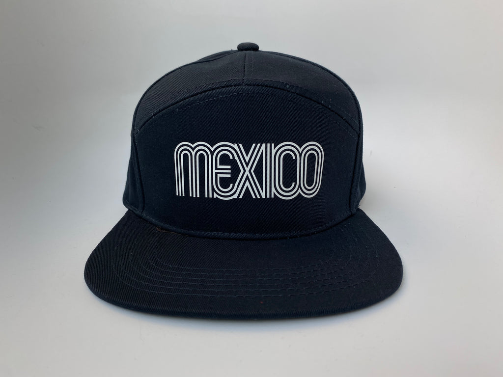 GORRA UNISEX MÉXICO MARINO VISERA PLANA