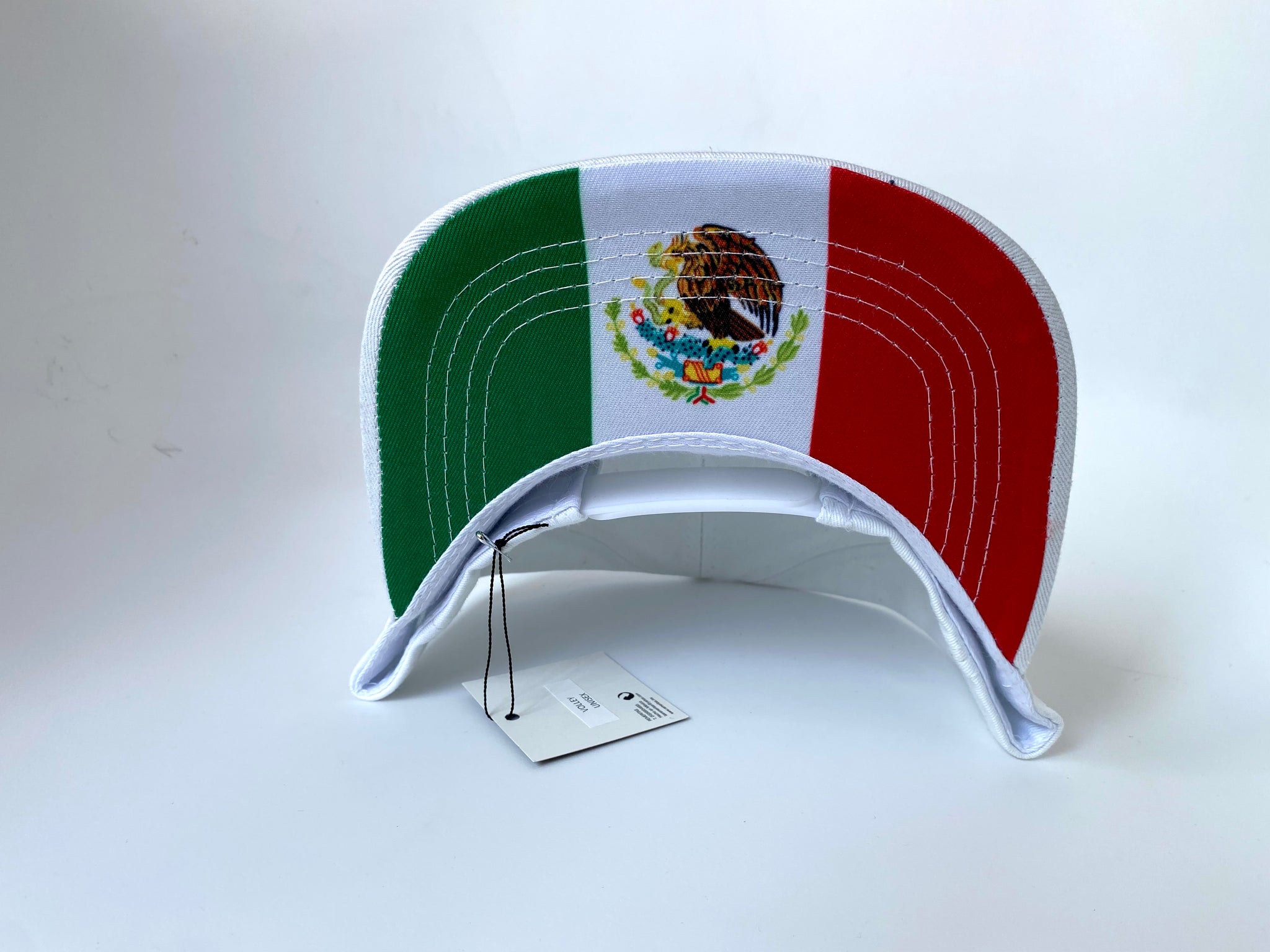 GORRA UNISEX MÉXICO BLANCO VISERA PLANA