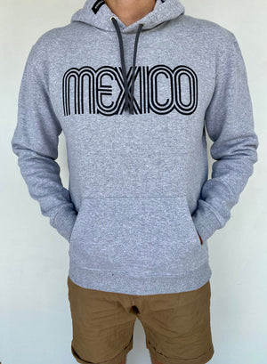 SUDADERA UNISEX MÉXICO 68 GRIS JASPE